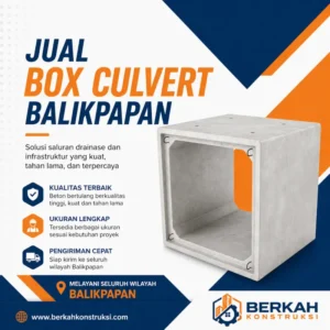 Jual Box Culvert Balikpapan Harga Murah 2026