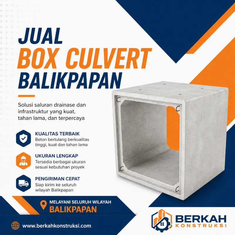 Jual Box Culvert Balikpapan Harga Murah 2026