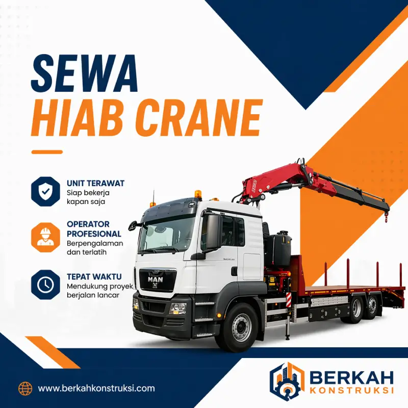 Sewa Hiab Crane 3 Ton Harga Per Shift Murah 2026