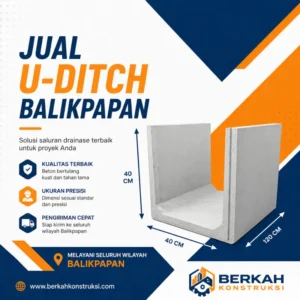 Jual U-DITCH Balikpapan Harga Murah 2026