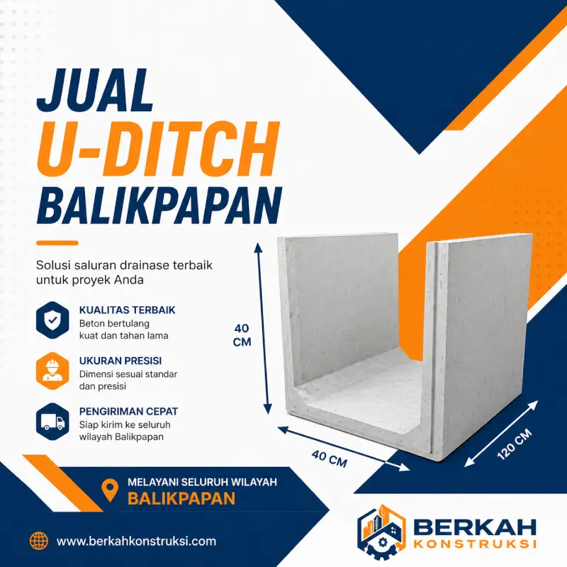 Jual U-DITCH Balikpapan Harga Murah 2026